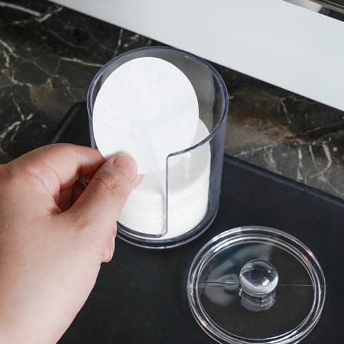 Watchget 51/54/58mm Acrylic Espresso Filter Holder with Lid
