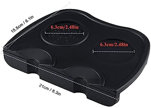 HOMEE Anti-Slip Espresso Tamping Mat, 6.1in x 8.3in, Kitchen & Bar Tool