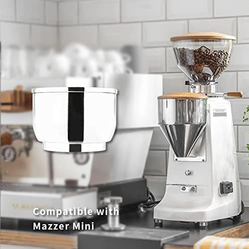 watchget Mini Stainless Steel Espresso Grinder Hopper Replacement
