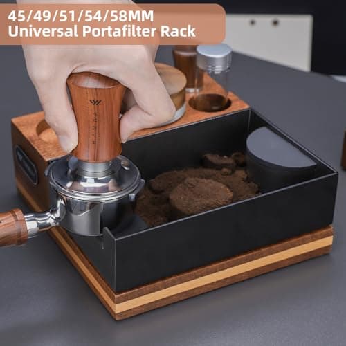 Espresso Knock Box & Tamping Station V3 Organizer Fit All Size