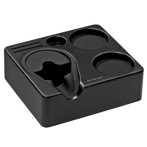 Normcore Natural Walnut Espresso Tamping Mat, 58mm Portafilter Tool Organizer