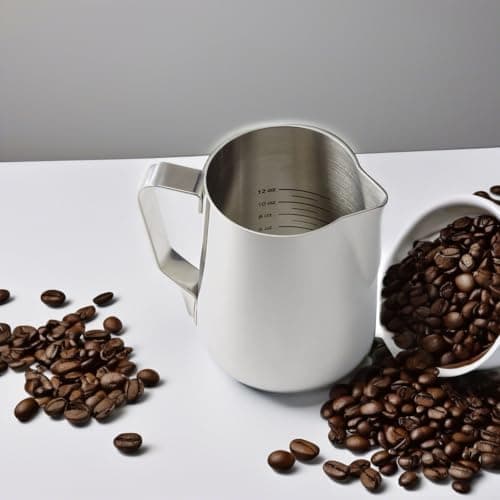 Rattleware 20 Oz Stainless Steel Latte Art Pitcher for Home and Cafe