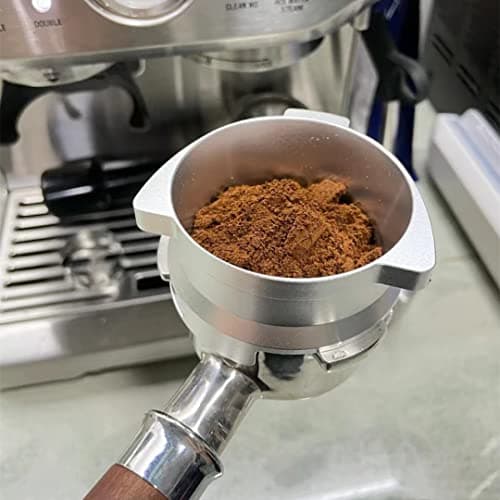 54mm Hands-Free Dosing Funnel for Breville Espresso Machines (Silver)