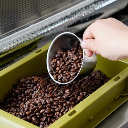 Watchget Stainless Steel 200ml Espresso Shot Measuring Cup with Handle and Inside Scale