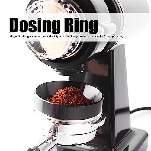 Solid Aluminum Magnetic Dosing Funnel, 51MM, Espresso Coffee PowderAccessory