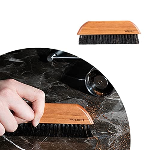 Coffee Grinder & Espresso Machine Cleaning Brush, Wood Handle, Natural Bristles