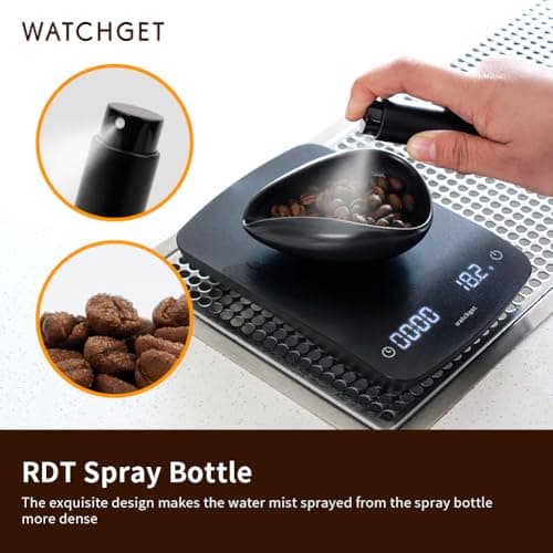 2PCS 10ml Coffee Bean Spray Bottle, Portable & Refillable, Black