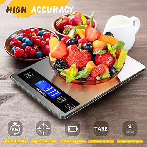 Cooking Master 22lb Digital Kitchen Scale for Grams and Ounces