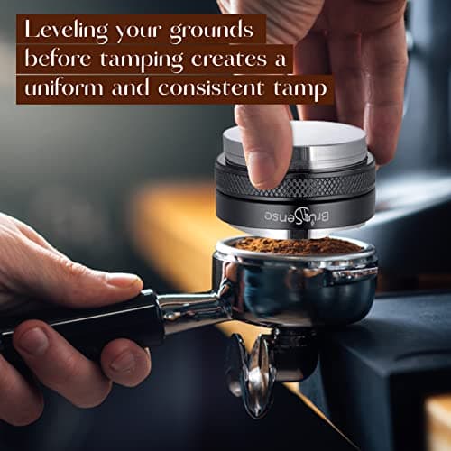 53mm Espresso Tamper & Distributor with Own Tamp Mat | Ideal for Breville/Sage Machines