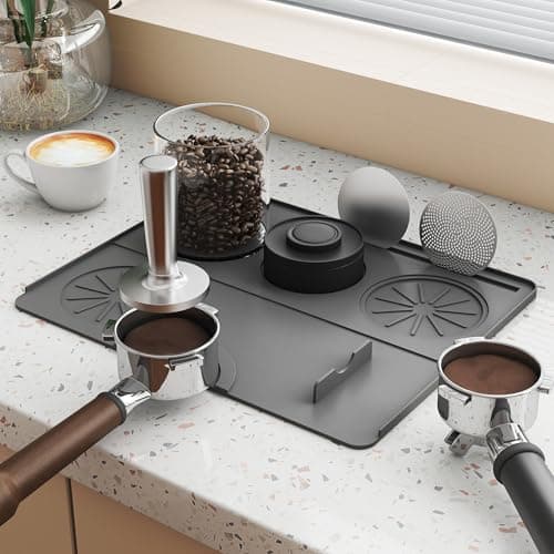 NiHome 3-in-1 Silicone Coffee Mat, Noise-Reduction & Durable Non-Slip Kitchen Aid