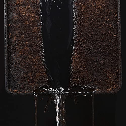 Black Food Grade Silicone Espresso Mat 8x6 Inches