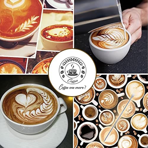 350ml 12oz 304 Stainless Steel Milk Frothing Pitcher with Latte Art Pen