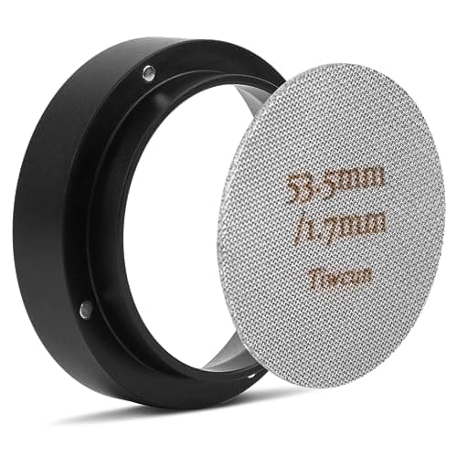 Tiwcun 54mm Espresso Dosing Funnel & Puck Screen Kit