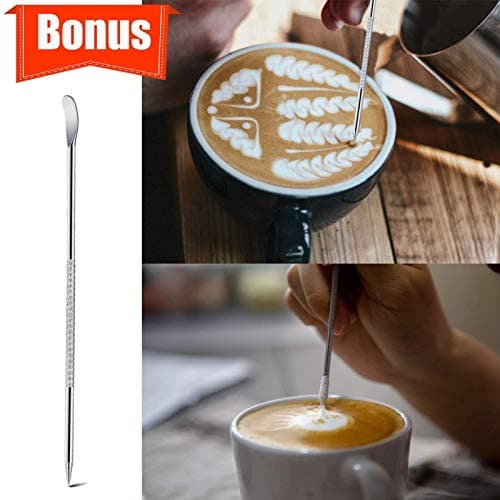 Stainless Steel Milk Frothing Pitcher for Espresso Machines