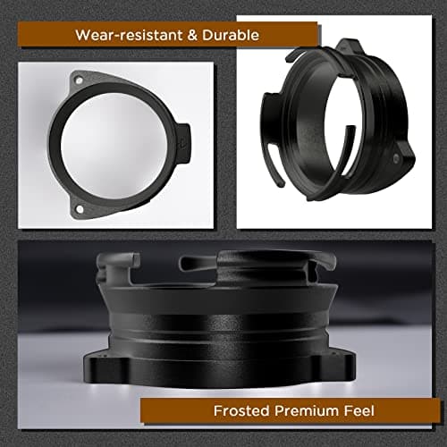 Upgraded 54mm Espresso Dosing Funnel | Breville Machine Accessory (Black)
