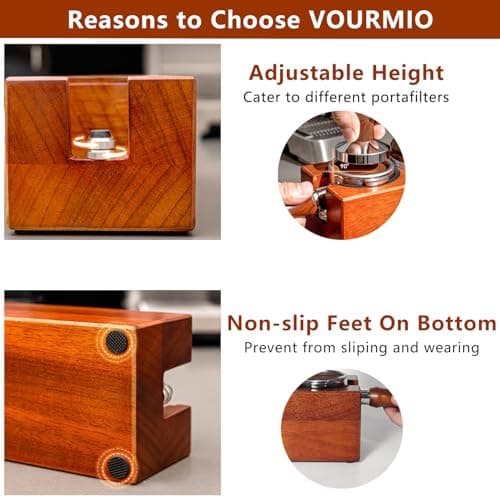 8-in-1 Espresso Coffee Tamping Station with Organizer & Tools