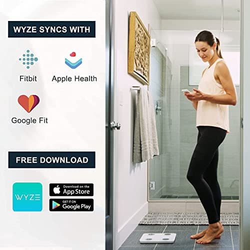 Wyze Scale S - Digital Bathroom Scale for Body Fat & Composition Analysis