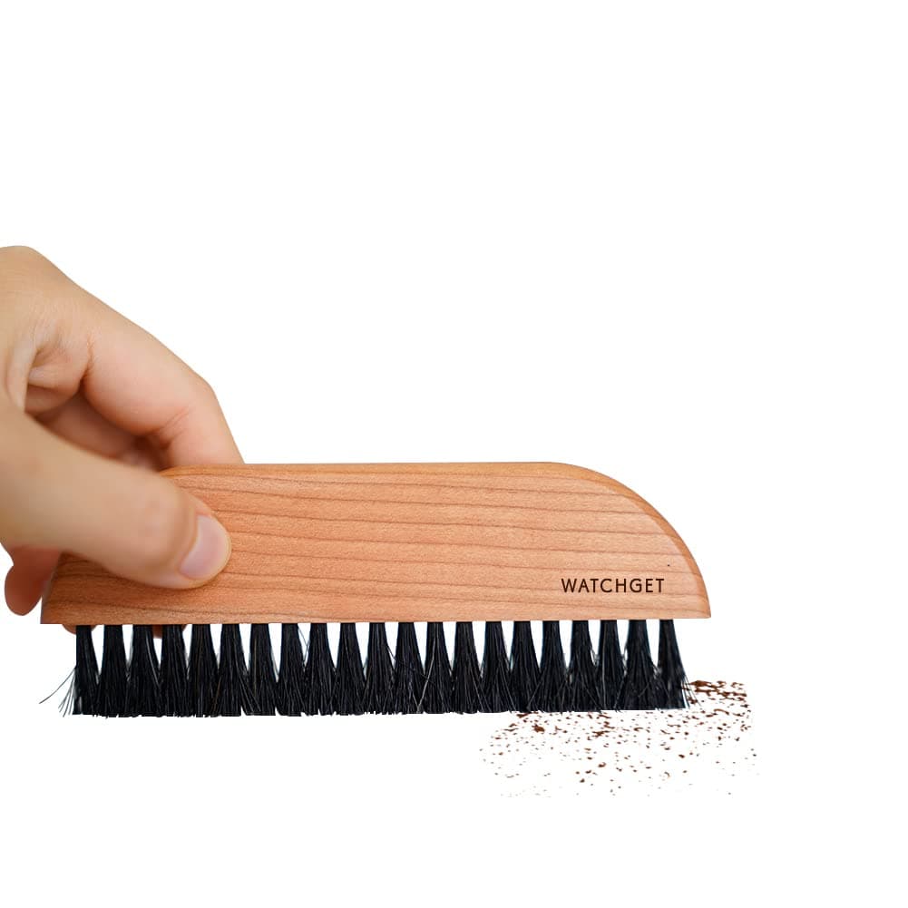 Coffee Grinder & Espresso Machine Cleaning Brush, Wood Handle, Natural Bristles