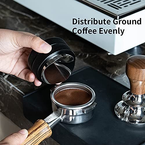 Coffee Distribution Tool, 53.35mm Espresso Leveler for 54mm Portafilter, Adjustable Tampers