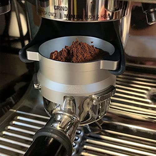 54mm Hands-Free Dosing Funnel for Breville Espresso Machines (Silver)