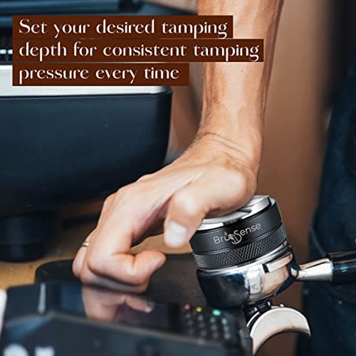 53mm Espresso Tamper & Distributor with Own Tamp Mat | Ideal for Breville/Sage Machines