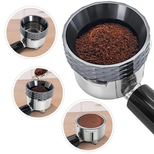 51mm Stainless Steel Espresso Dosing Funnel with Magnet Compatible Portafilter