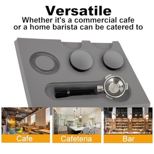 Professional Food Grade Silicone Espresso Tamping Mat Anti-Slip for Baristas Home Kitchen Bar 11.81 x 8.54 Inch