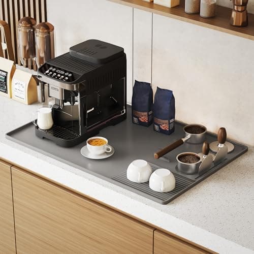 NiHome 3-in-1 Silicone Coffee Mat, Noise-Reduction & Durable Non-Slip Kitchen Aid