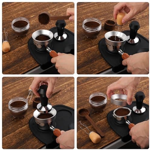 54mm Sturdy Magnetic Espresso Dosing Funnel, Compatible Portafilter Ring