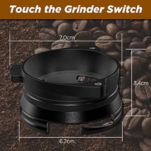 Upgraded 54mm Espresso Dosing Funnel | Breville Machine Accessory (Black)