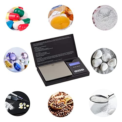 Precision Digital Food Scale 500g Ounces GramsPortable Jewelry Scale Battery Included