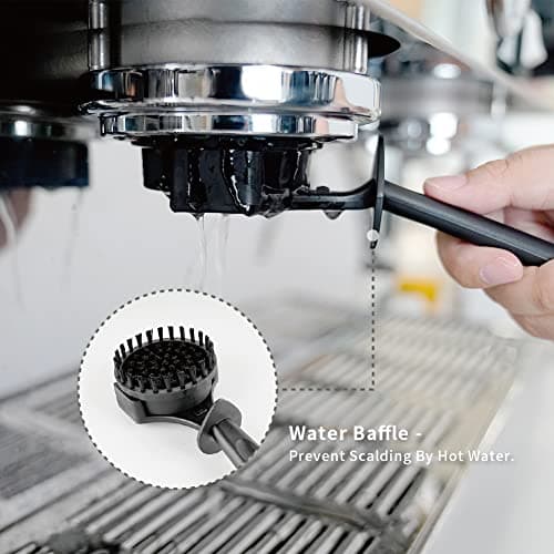Watchget 16-Bristle Detachable Espresso Cleaning Brush for 58mm Grouphead