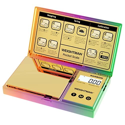 Weightman Gold Titanium 200g Digital Scale with Backlit Display