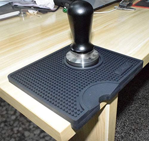 Black Silicone Espresso Tamping Mat, TM-CO01