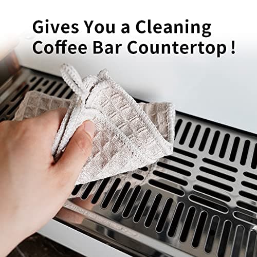 Barista 4 Pack Microfiber Cleaning Towels & 250ml Stainless Steel Frothing Pitcher
