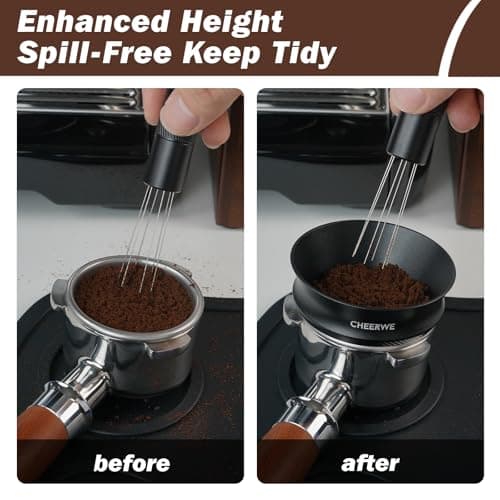 54mm Magnetic Espresso Dosing Funnel, Compatible with Breville Portafilter