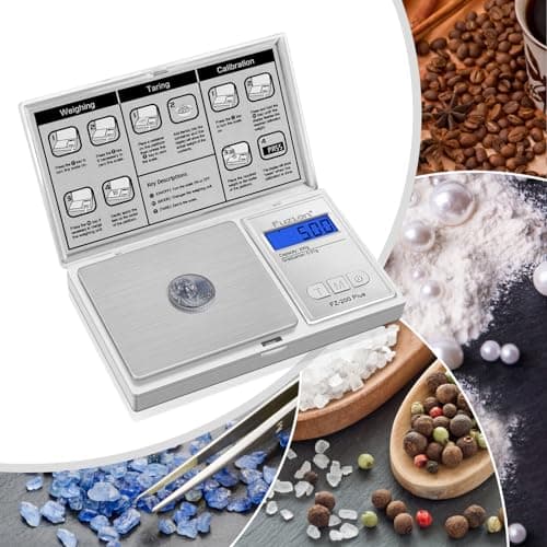 Fuzion Digital Pocket Scale .01 Gram Accuracy, 200g for Food, Jewelry, and More