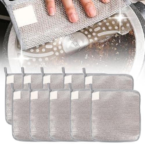 2025 Non-Scratch Wire Dishcloth for Home Kitchen Dishes & Sinks (5 Pcs)