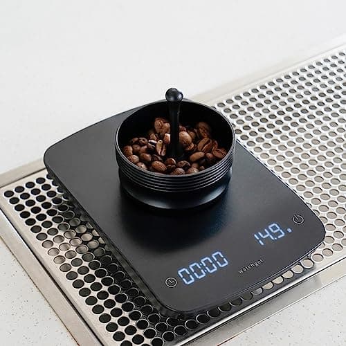 58mm Coffee Dosing Ring, Aluminium Alloy Black Coffee Powder Picker