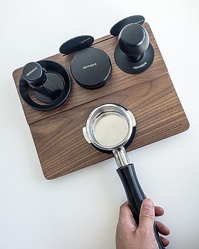 Normcore Natural Walnut Espresso Tamping Mat - Genuine American Walnut Wood