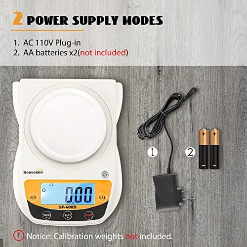 Bonvoisin Digital Lab Scale 600g 0.01g Accuracy Analytical Balance