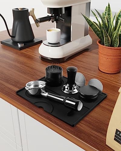 Anti-Slip Espresso Tamping Mat for Baristas, Food Grade Silicone Mat