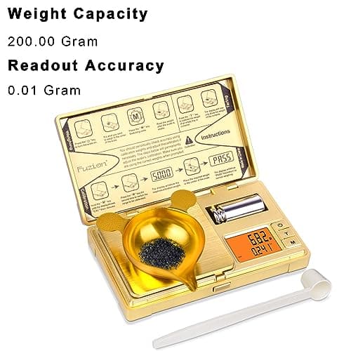 Fuzion CASH-200 Grams Digital Jewelry & Food Scale, 0.01g Accuracy