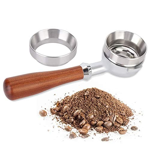 Silver Aluminum 58mm Espresso Dosing Funnel, Universal Coffee Brewing Tool