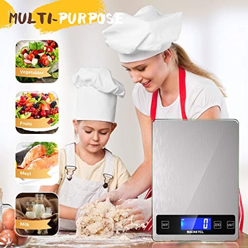 Cooking Master 22lb Digital Kitchen Scale for Grams and Ounces