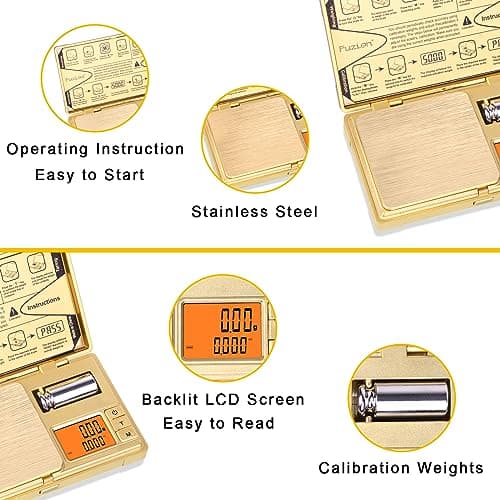 Fuzion CASH-200 Grams Digital Jewelry & Food Scale, 0.01g Accuracy