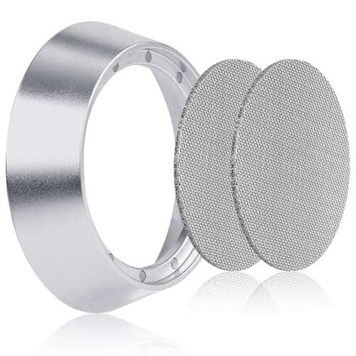 54mm Magnetic Espresso Dosing Funnel with Aluminum Mesh Filter for Kitchen and Coffee Shops