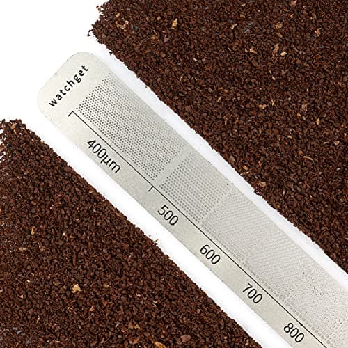 Ground Coffee Measuring Ruler: Precision Stainless Steel Tool for Grind Size