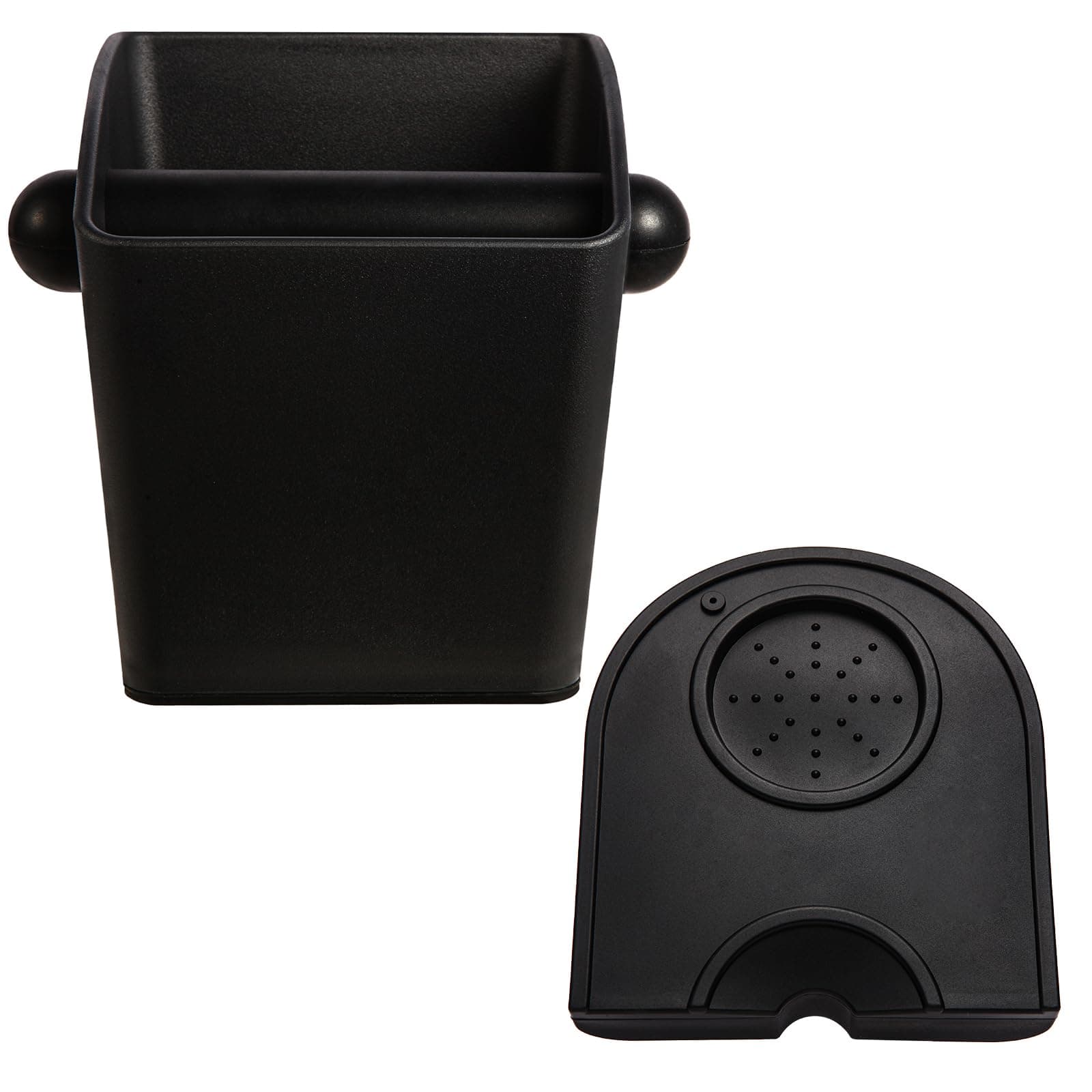 Espresso Machine Knock Box Tamping Mat Set of 2 Anti-Slip Base