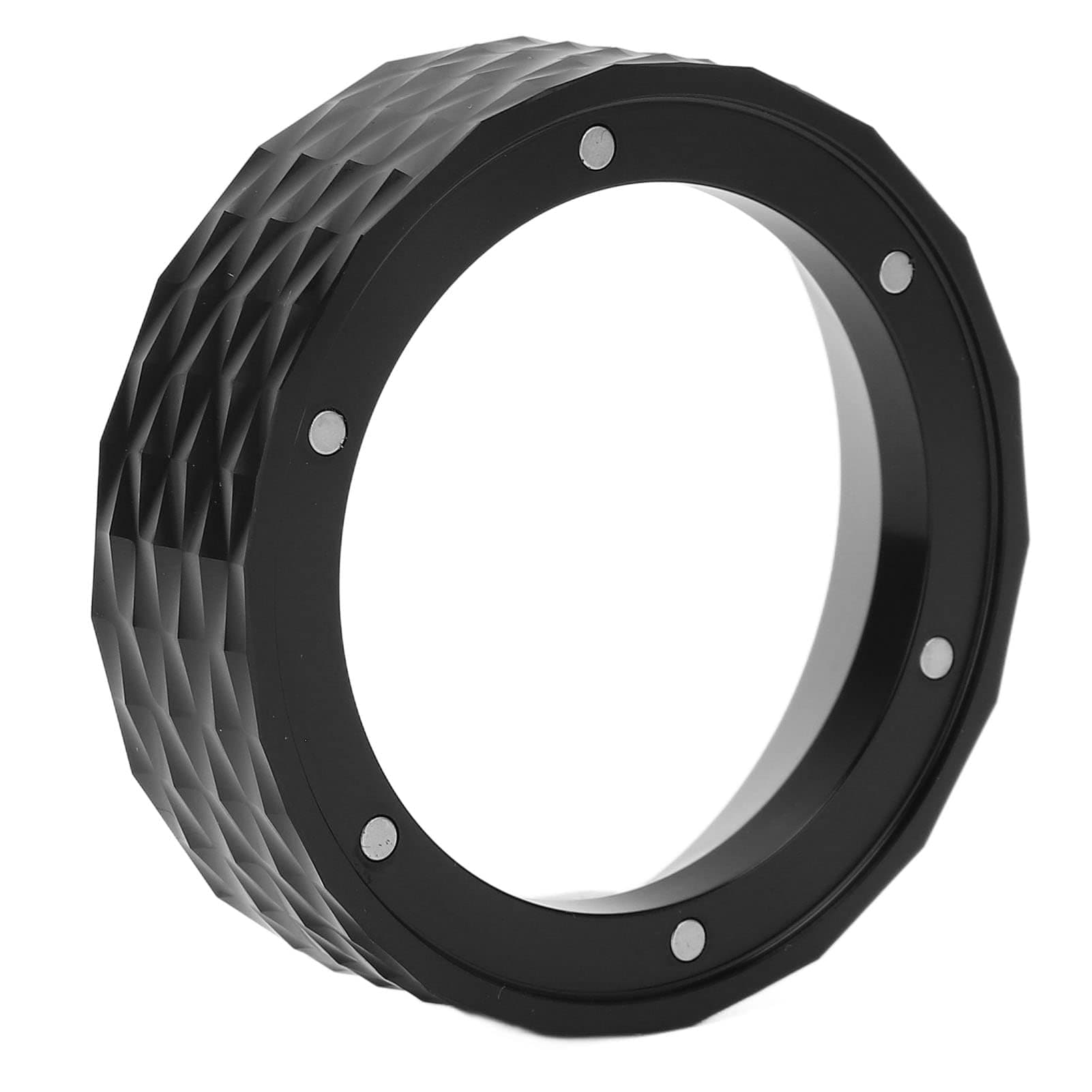48mm Magnetic Dosing Ring for Espresso Machines, Black Accessories